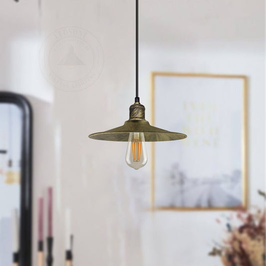 Vintage Ceiling Light Shade Easy Fit Pendant Metal Lamp Shades