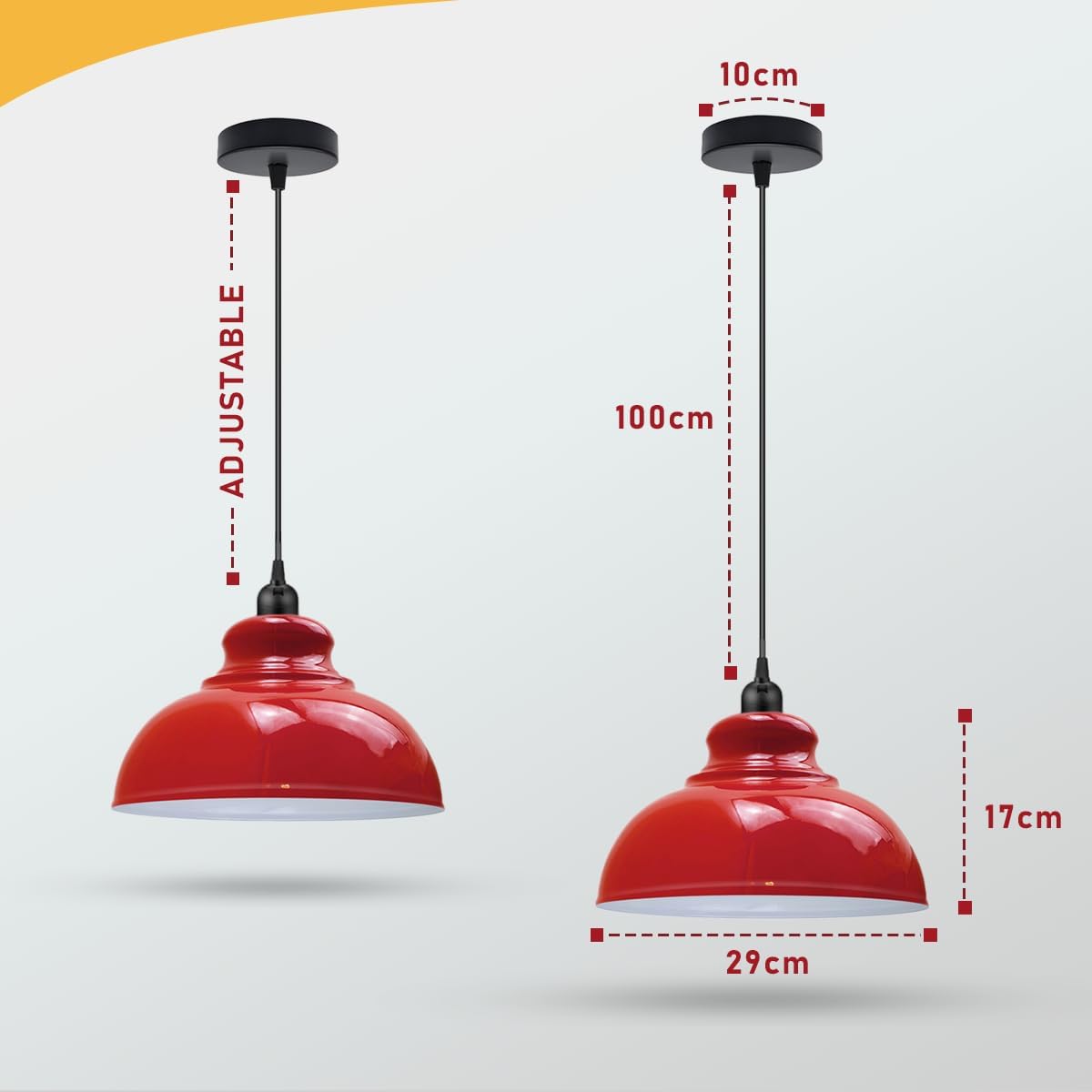  Light Loft Metal Lampshade Ceiling Lamp