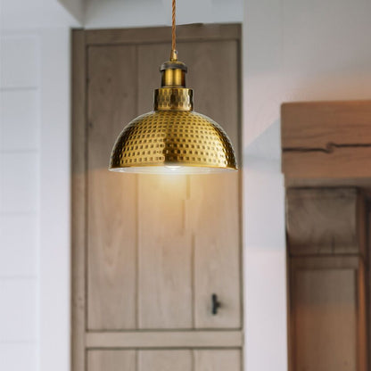 copper pendant light - Application image