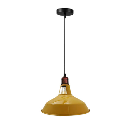 Yellow E26 Barn Pendant Lights.JPG