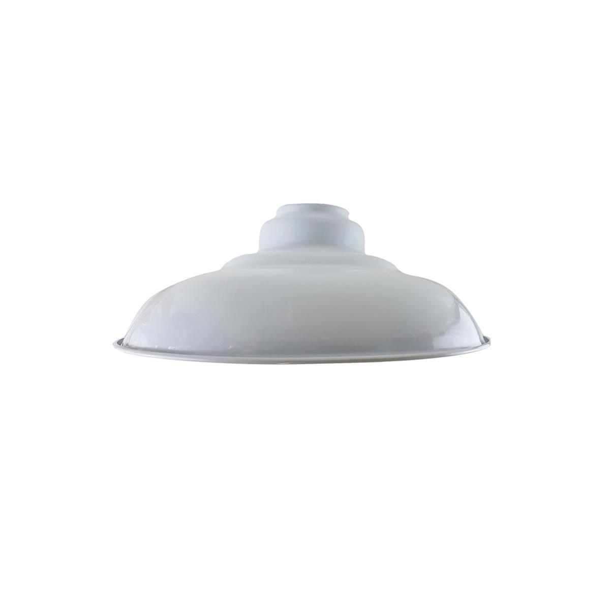 White Wide Curvy Ceiling LampShade.JPG