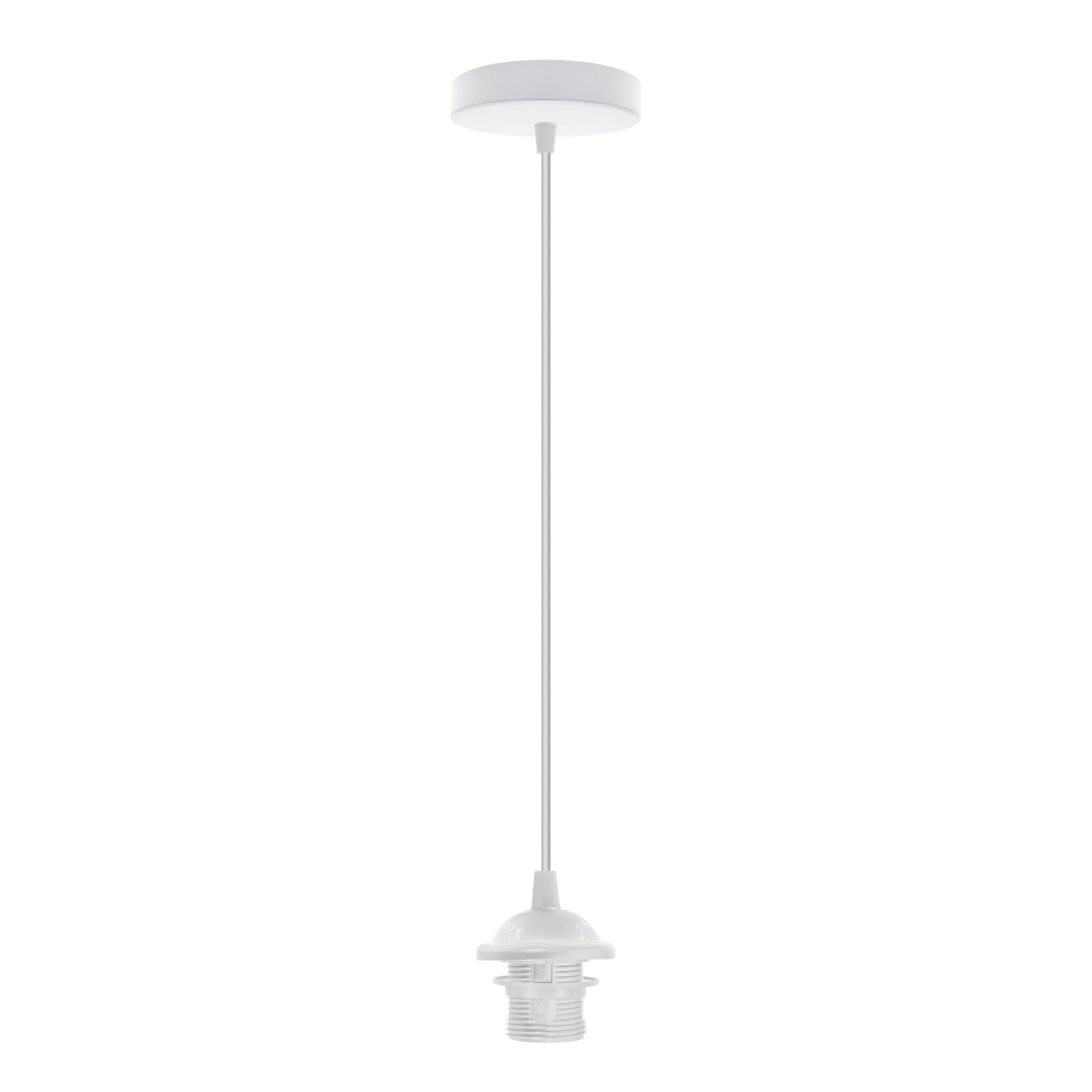 Industrial white color Pendant light holder