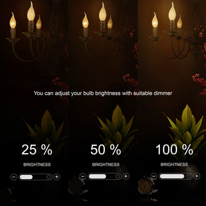 C35 E14 60W Vintage Bulb