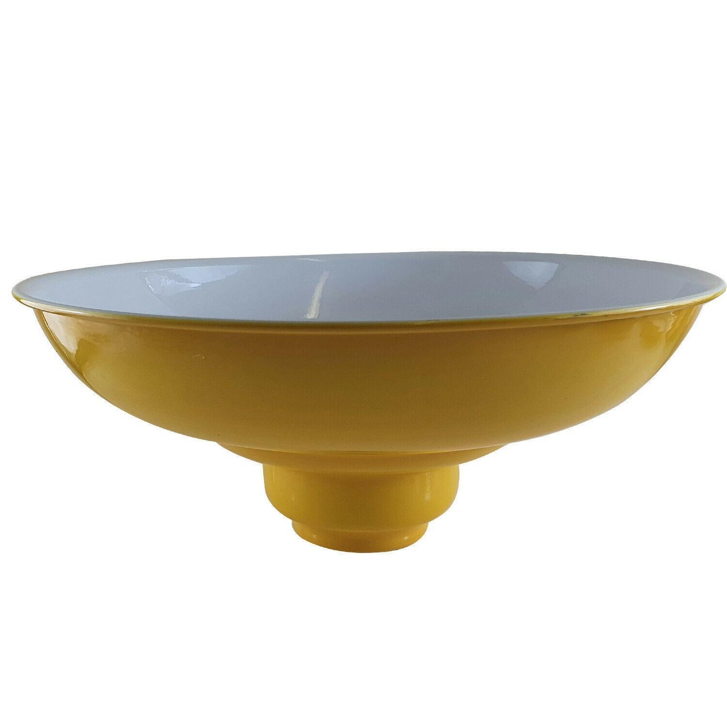 yellow Wide Curvy Ceiling LampShade.JPG
