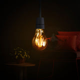 4W LED Light Bulbs A60 E26 Edison Bulb LED Filament Bulbs Warm White Dimmable