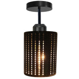 Metal Ceiling Light Shade Pendant Industrial Barrel Wire Cage Lampshade Lamp~1218