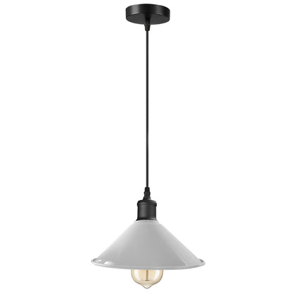 White Cone Pendant Light.JPG
