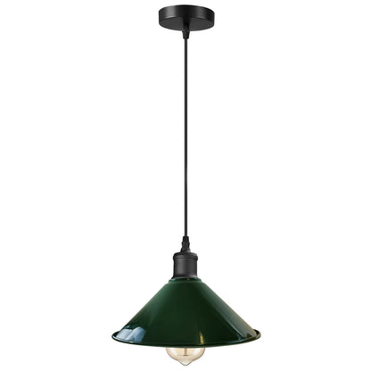 Green Cone Pendant Light.JPG