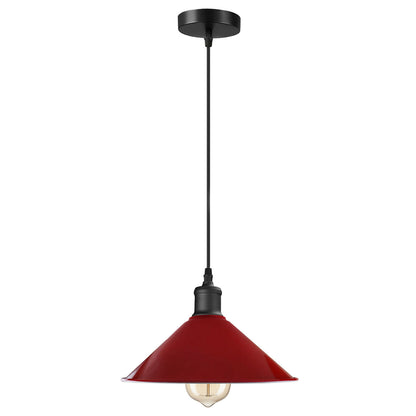 Red Cone Pendant Light.JPG