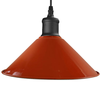 Red Cone Pendant Light .JPG