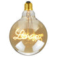 Love 4W LED Light Bulb G125 E26 LED Filament Vintage LED Bulbs Dimmable