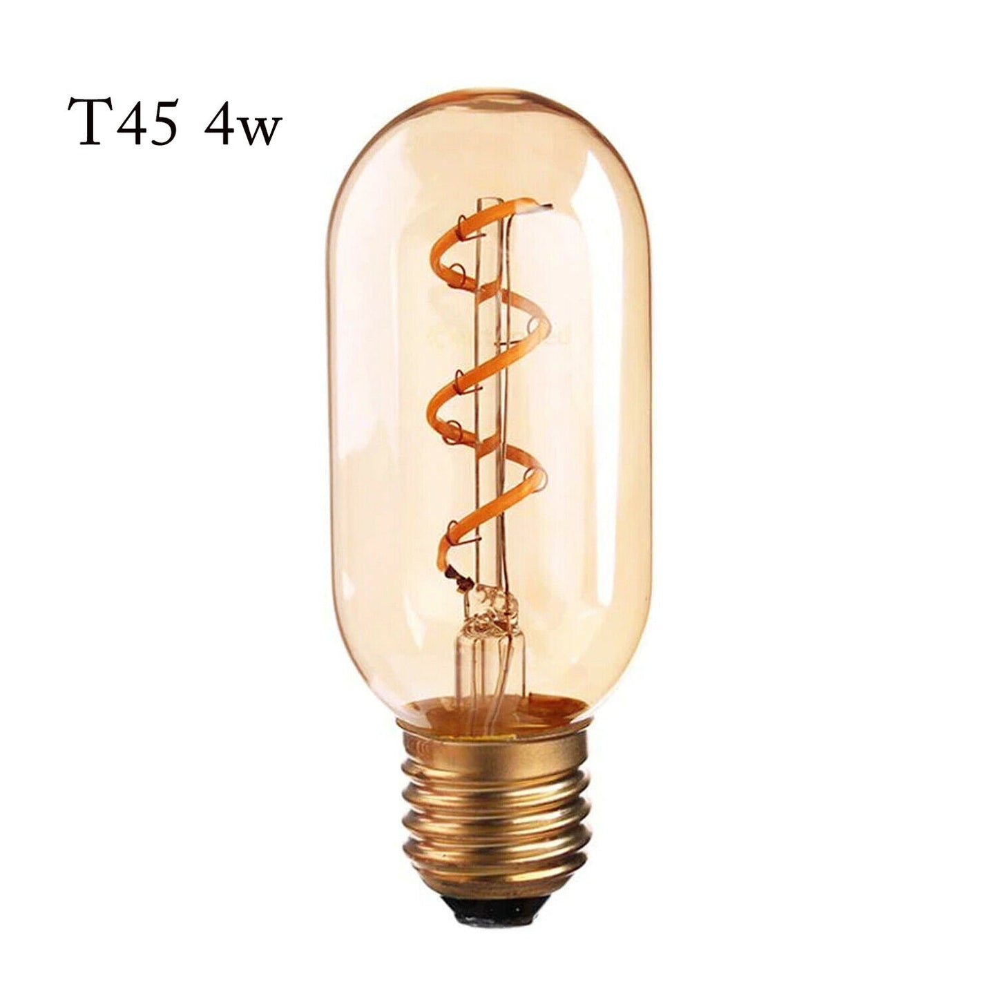 E26 T45 4W LED Light Bulbs Warm White Vintage Edison Filament Bulb Dimmable  