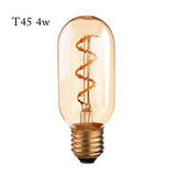 E26 T45 4W LED Light Bulbs Warm White Vintage Edison Filament Bulb Dimmable  