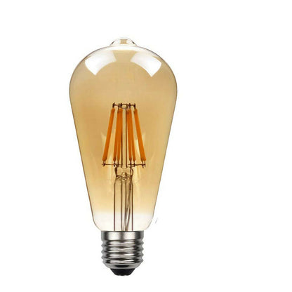 1/3/5/10 Pack LED Bulb ST64 8W Warm White E26 Vintage Edison Bulb