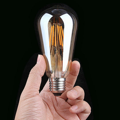 1/3/5/10 Pack LED Bulb ST64 8W Warm White E26 Vintage Edison Bulb