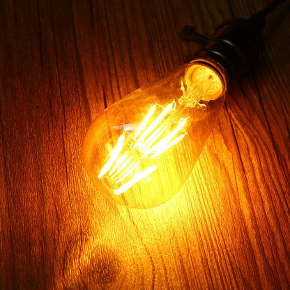 1/3/5/10 Pack LED Bulb ST64 8W Warm White E26 Vintage Edison Bulb