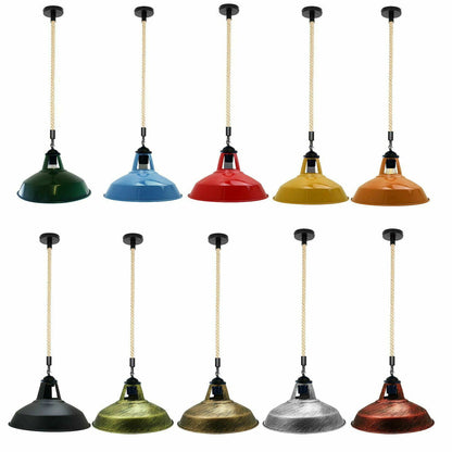 metal hemp rope pendant lights.JPG