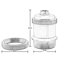 Chrome E26 Metal Lamp/light Holder Ideal for Vintage Filament Bulbs~1231