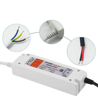 DC 12V 8A 100W Constant Voltage LED Driver Power Supply AC 90-240V Lighting Transformer