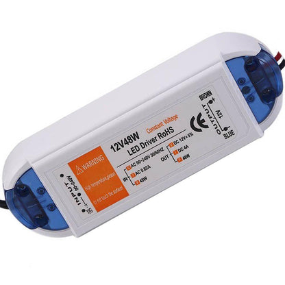 DC 12V 4A 48W Constant Voltage LED Driver Power Supply AC 90-240V Lighting Transformer