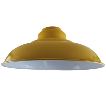 Yellow Wide Curvy Ceiling LampShade.JPG