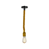 kitchen island lighting - hemp rope pendant - Industrial Hemp Rope Chandelier - rope light canada