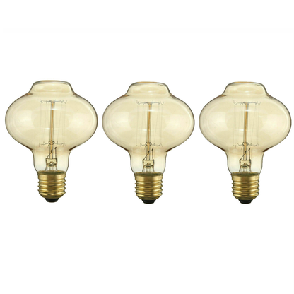 E26 MushRoom 60W Vintage Retro Industrial Filament Bulb 5 Pack ~ 1632