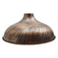 brushed Copper Barn Style Metal Lampshade.JPG