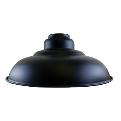 Black Wide Curvy Ceiling LampShade.JPG