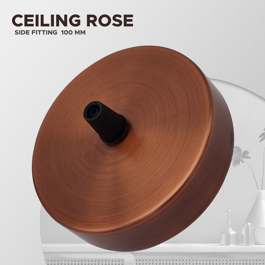 Copper colour Ceiling Rose Pendant Light fitting~1516