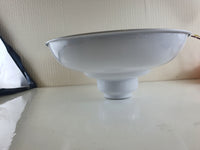 320mm Wide Curvy Pendant Shades White