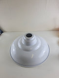 320mm Wide Curvy Pendant Shades White