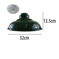 320mm Wide Curvy Pendant Shades Green
