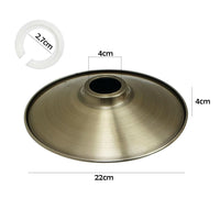 40mm Height Flat Easy Fit Lampshade~1065
