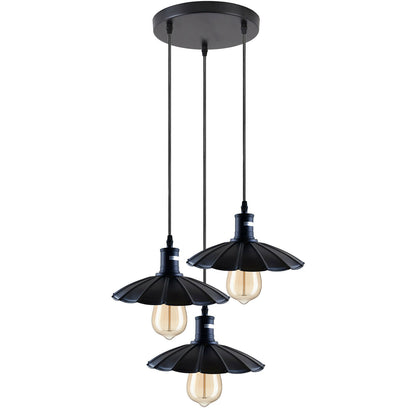 3 light black Ceiling Flower Pendant Lamp.JPG