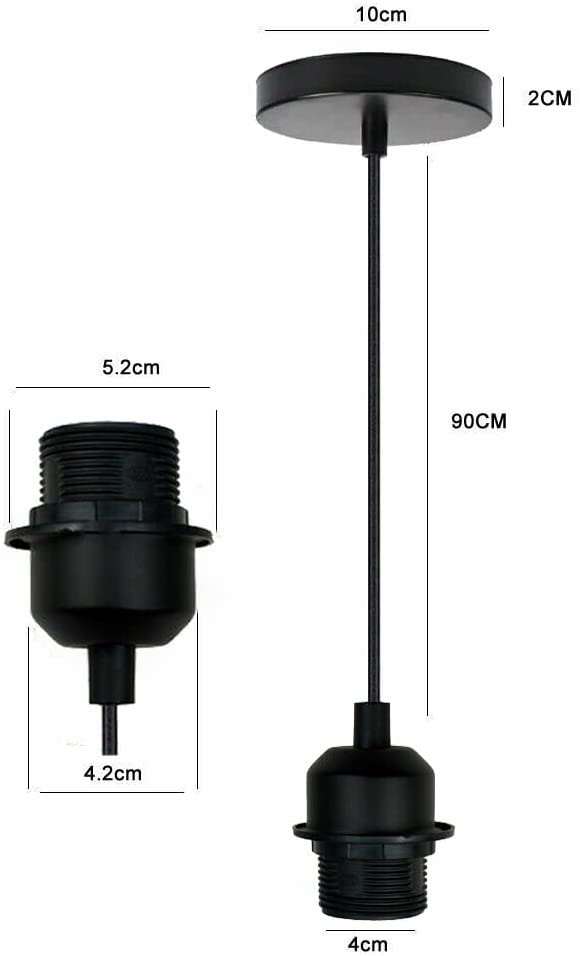 pendant light cord-lighting cord-plug-in ceiling light-pendant holder-hanging lamp-light pendant