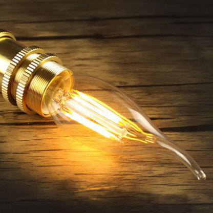 E14 4W C35 LED Candelabra Bulbs 2200K Warm White Dimmable LED Filament Bulb