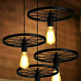 Modern Retro Pendant Lamp Ceiling Light Wheel Light for Bedroom cafe~1534
