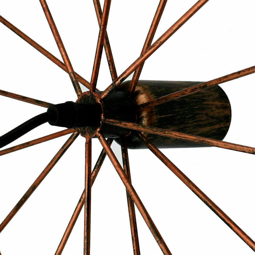 Retro Industrial Ceiling Wheel Pendant Light 