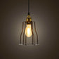 Modern 2-Wire Cage Ceiling Pendant Light