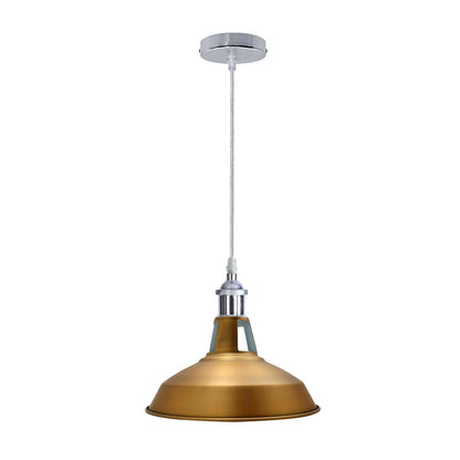 Yellow Brass Barn Pendant Lights.JPG