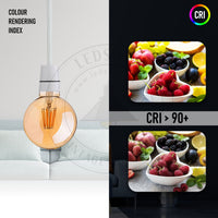 G95 E26 LED Edison Bulb 8W Dimmable LED Filament Vintage Light Bulb