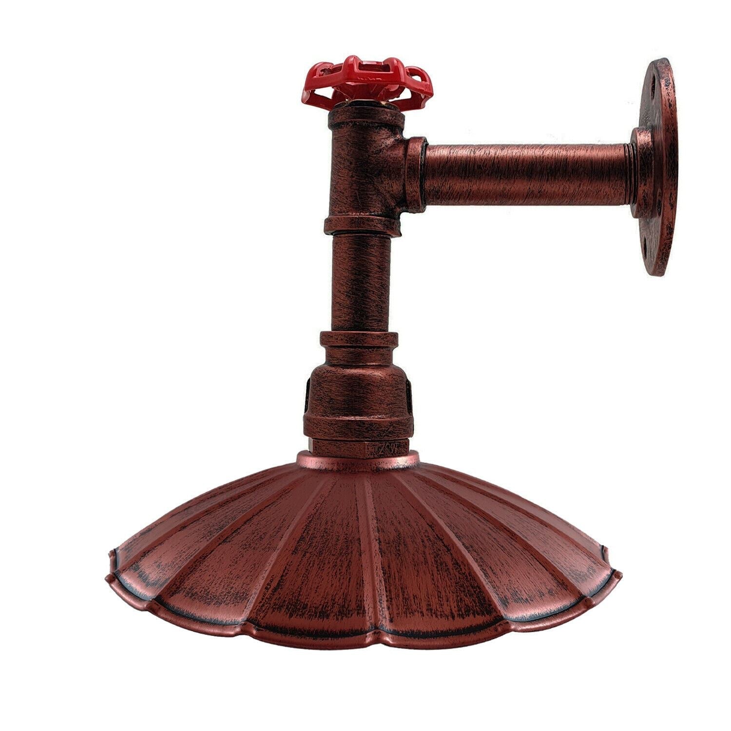 Rustic red Steampunk wall sconce pipe light.JPG