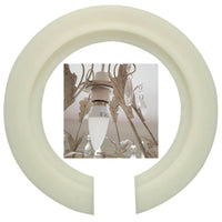 Plastic Lamp Shade Ring Reducer Plate Light Fitting Ring Washer Adapter~1143