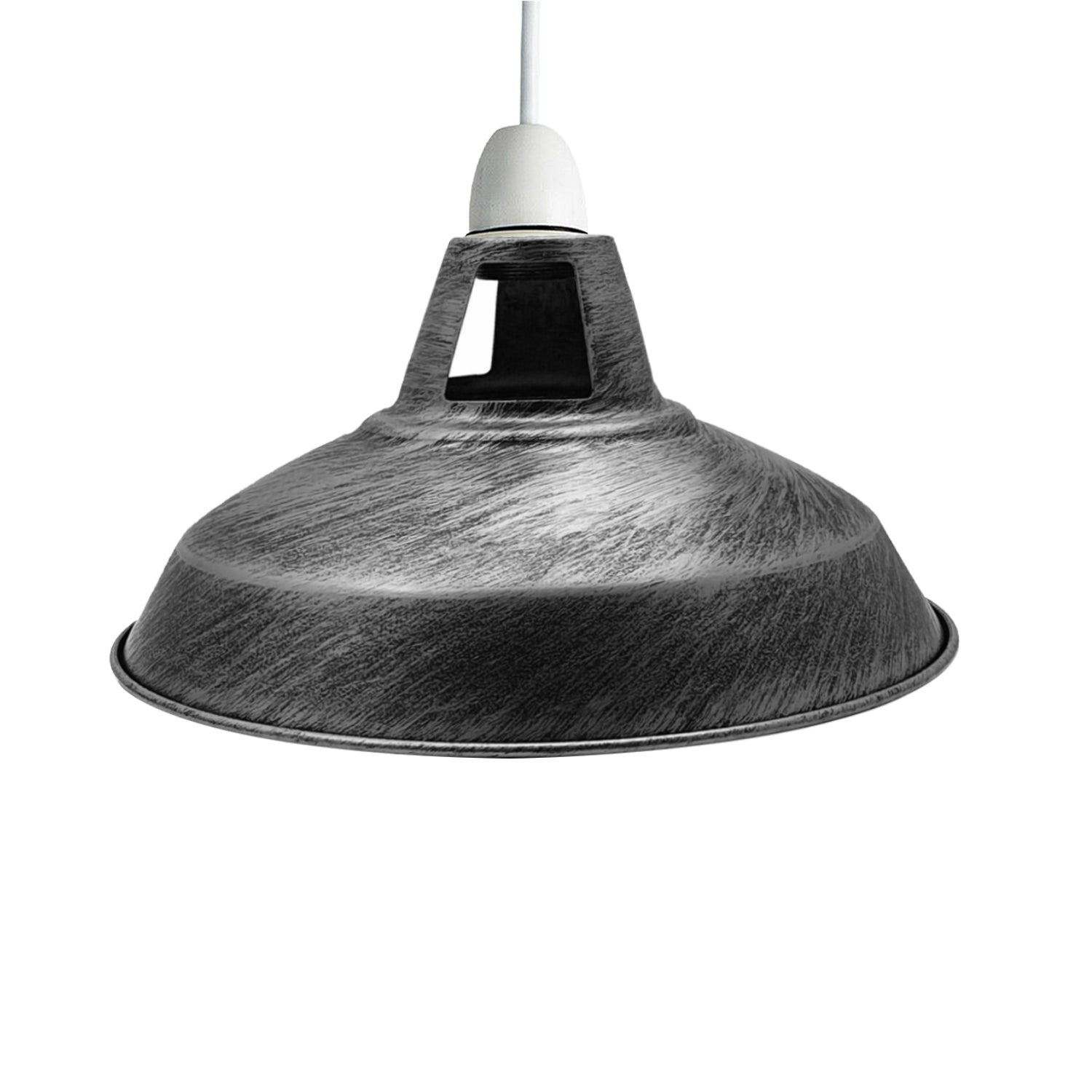 hanging lamp shades - Brushed silver
