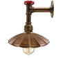 Brushed copper Steampunk  pipe wall light.JPG