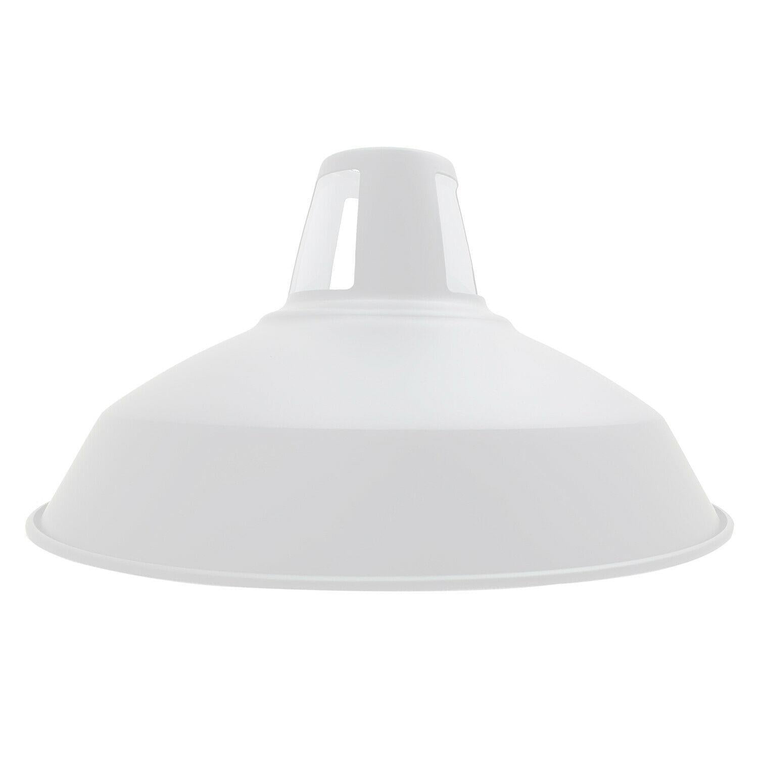 metallic lamp shades - white