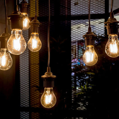 4W LED Light Bulbs A60 E26 Edison Bulb LED Filament Bulbs Warm White Dimmable