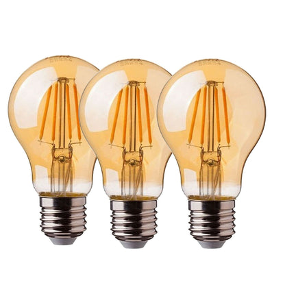 1/3/5/10 Pack Decorative Light Bulbs A60 E26 8W Vintage Edison LED Bulbs 
