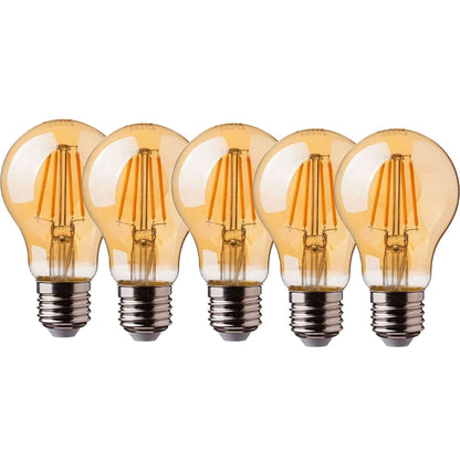 1/3/5/10 Pack Decorative Light Bulbs A60 E26 8W Vintage Edison LED Bulbs 